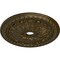 Ekena Millwork Tomango Egg & Dart Ceiling Medallion (Canopies up to 6 3/4"), 27 7/8"OD x 3 7/8"ID x 2 1/2"P, Brass CM27TOBRS - alternate 2